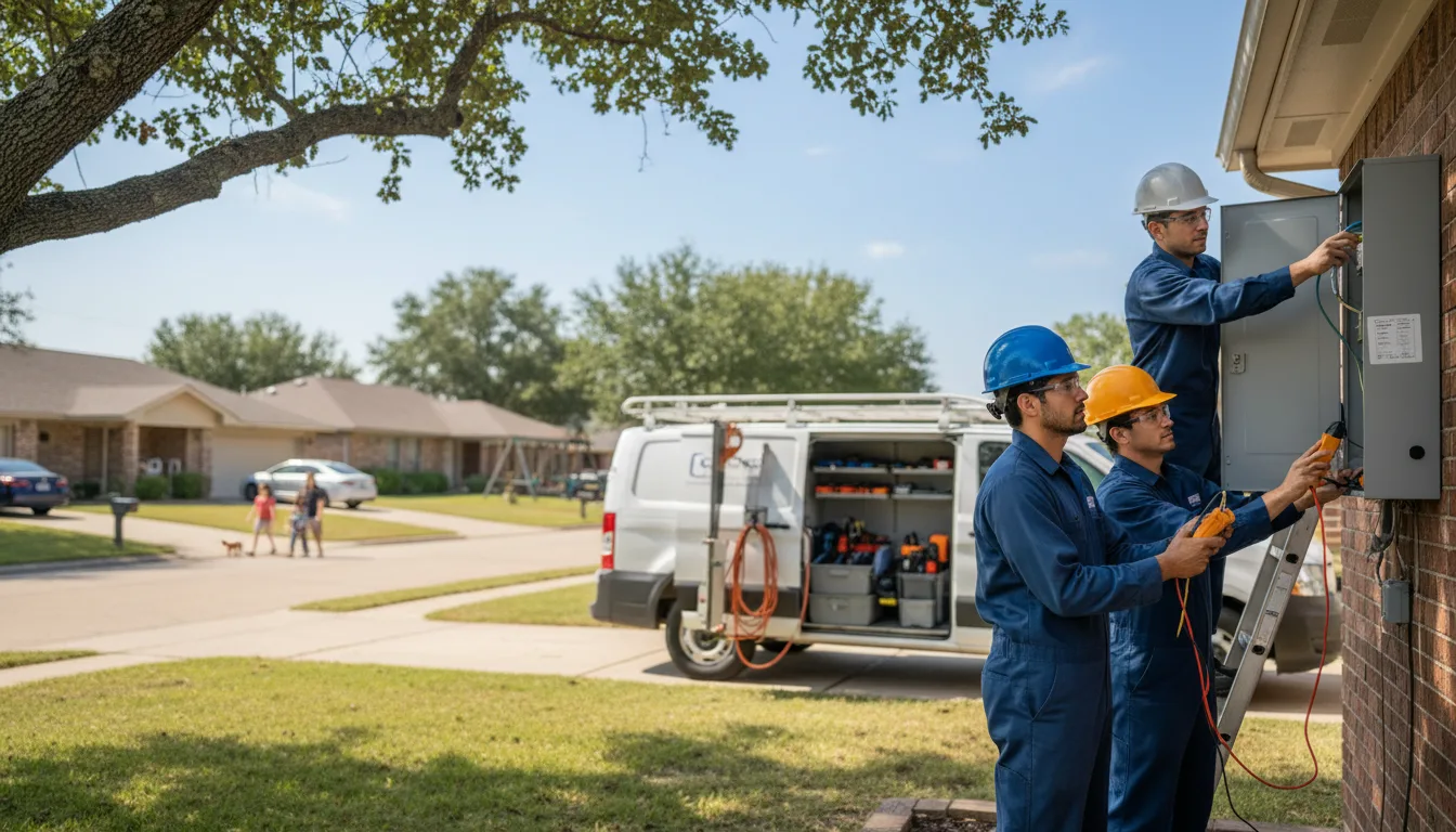 Certified electrician providing emergency electrical services in Portis, KS
